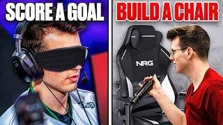 Rocket League, but we have to build a chair BLIND