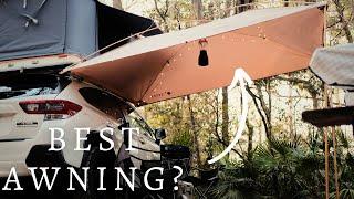 MoonShade Golden Hour Review and Setup |The Best Portable Awning|