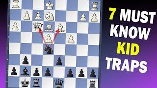 7 MUST KNOW King's Indian Defense TRAPS