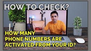 How to check how many phone numbers are activated from your alien registration card?