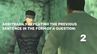 Metal Gear Solid Dialogue Is Weird