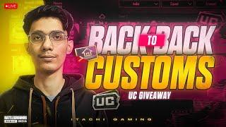 BGMI LIVE CUSTOM ROOM | ROYAL PASS AND UC GIVEAWAY EVERY MATCH | 800 UC PRIZE POOL EVERY MATCH