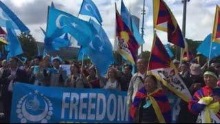 World Uyghur Congress Demonstration -- Geneva, Switzerland -- September 2016