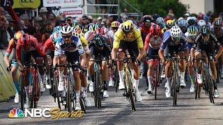 Critérium du Dauphiné 2023 HIGHLIGHTS: Stage 2 finish | NBC Sports