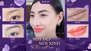 Mày xinh - Môi yêu thế này hỏi sao ai không mê| HỆ THỐNG THẨM MỸ QUỐC TẾ LINH ANH