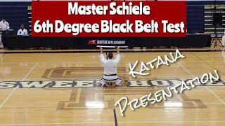 Master Schiele 6th Degree Black Belt Test