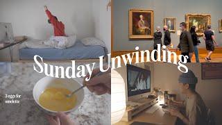Self Care Sunday Routine | cooking, museums, chill day in my life, finding inspiration & unwinding 