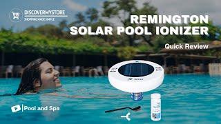 Remington Solar Chlorine-Free Sun Shock & Water Purifier & Pool Ionizer for All Pools