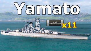 World of WarShips Yamato - 5 Kills 281K Damage
