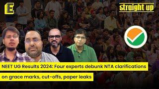 NEET UG Results 2024: Four experts debunk NTA clarifications on grace marks, cut-offs, paper leaks