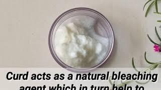 Use Curd & Turmeric for Dark Circles // Reduces Dark circles//Glow world