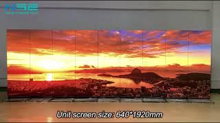 NSE P2.5 Portable Digital LED Poster Screen for Commercial Advertising Performance