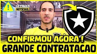 MINHA NOSSA, FECHOU AGORA ! NOTÍCIA DE ÚLTIMA HORA! VEJA ISSO! ÚLTIMAS NOTÍCIAS DO BOTAFOGO HOJE