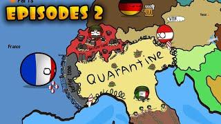 Zombies in Europe. France. Countryballs episode 2