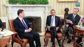 Chinese-English consecutive intrepretation whith President Obama Part 1