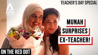 Munah Crashes School Assembly To Surprise Ex-Teacher: 'I Wanted To Be Like Her' | On The Red Dot