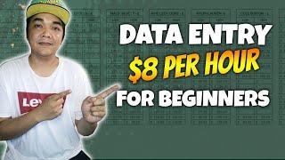 DATA ENTRY Online Jobs Work From Home For Beginners Student and No Experience 2024