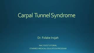 NAC OSCE Carpal Tunnel  STARMED https://www.mededucanada.com/nac-osce-course-mccqe2-capbc-cex