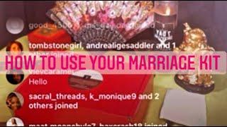 HOW TO USE YOUR 13SIGNSTAROT MARRIAGE KIT ️