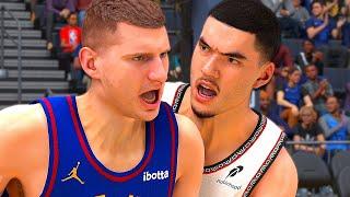 NBA 2K25 Zach Edey My Career - BREAKOUT Game vs Nikola Jokic!