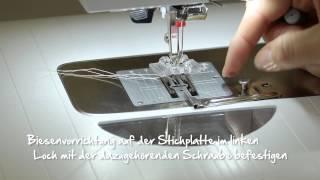 Tutorial: Videoanleitung zu BERNINA Biesenfuss Nr. 30, 31, 32, 33 und 46 C / Biesenvorrichtung