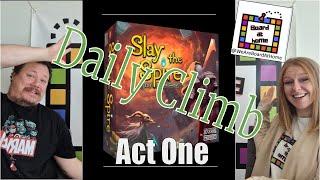 Slay the Spire The Board Game: Daily Climb Act 1 (2 Player Playthrough)