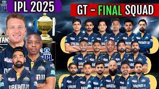 IPL Auction 2025 | Gujarat Titans Final Squad | Gujarat Team Players List After IPL Auction 2025