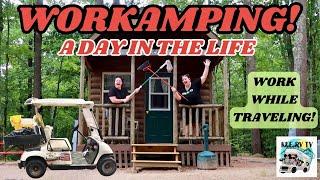 WORKAMPING | A DAY IN THE LIFE OF WORKAMPERS | HOW WORK AND TRAVEL AT THE SAME TIME