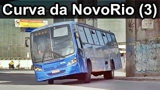 Curva da Novo Rio (3) - Movimentação de ônibus Urbano em torno da Rodoviária Novo Rio