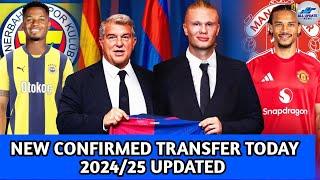 ALL CONFIRMED TRANSFER SUMMER TODAY UPDATED 2024 , Sane to Man United Done , Haaland to  Barcelona