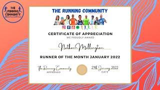 The Running Community | Runner Of The Month | January 2022 - Nathan Millington