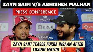 ZAYN SAIFI Teases ABHISHEK MALHAN after LOSING Match Today || ZAYN SAIFI Roast FOKUS Drink 