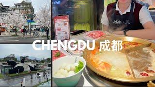 Chengdu China Travel : Hotpot, Cherry Blossoms, Old Town, Sichuan Cuisine, Taking airport bus