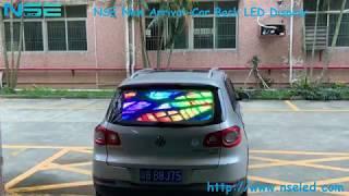 NSE High Resolution Car Back LED Display for Outdoor Advertising