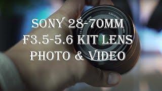 SONY 28-70mm f3.5-5.6 kit lens review on A7III