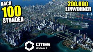 Meine Stadt nach 100+ Stunden Spielzeit in Cities Skylines 2