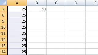 Excel: How to use the fill handle