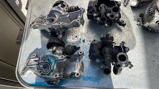 2017 B46/B48 BMW 430i water pump and thermostat replacement 330i 530i