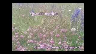 Quando morirò   Poesia di Federico Garcia Lorca 1899 1936