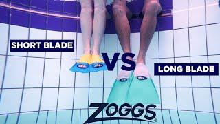 Long VS Short Blade Fins... What's the difference? | Zoggs