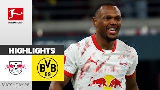 Openda Decides Match For RB! | RB Leipzig - Borussia Dortmund 2-0 | Highlights | MD 26 – Bundesliga