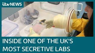 Inside the secretive Porton Down lab tackling the Covid-19 pandemic| ITV News