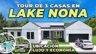 Descubre 3 Increíbles Casas en LAKE NONA, FL variedad de PRECIOS, TAMAÑOS y la mejor CALIDAD DE VIDA