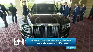 Putin fährt Kim in einer russischen Limousine, nachdem er ihm eine geschenkt hat