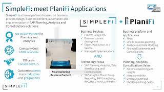 SimpleFi Treasury Liquidity Planning with SAP Analytics Cloud