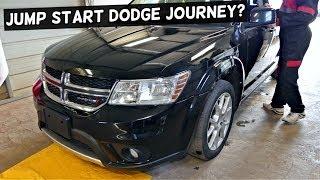 HOW TO JUMP START DODGE JOURNEY . FIAT FREEMONT