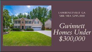 GWINNETT COUNTY HOME FOR SALE UNDER $300,000- 5BR/4BA $295,000 - ATLANTA HOMES FOR SALE