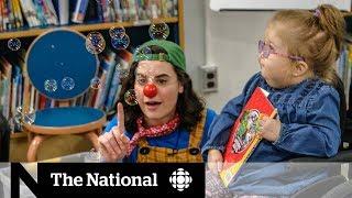 Therapeutic clowns bring joy to sick kids in the hospital