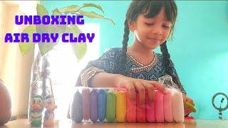 Unboxing Air Dry Clay | Modeling Soft Clay | DIY