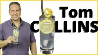 Tom Collins Cocktail Rezept, so geht´s! Einfaches Tom Collins Rezept. Cocktail mit Gin